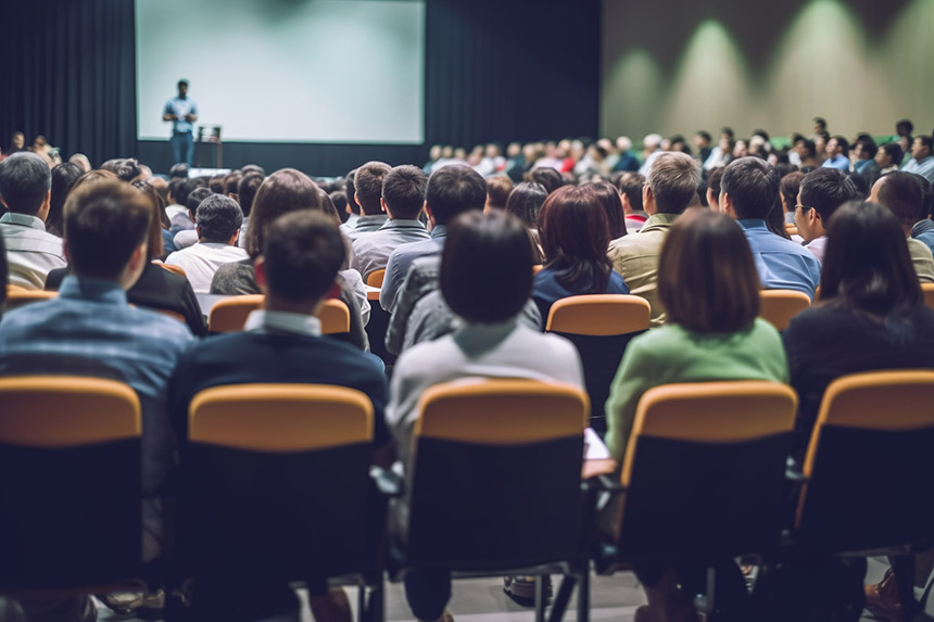 What etiquette should be paid attention to when attending academic conferences