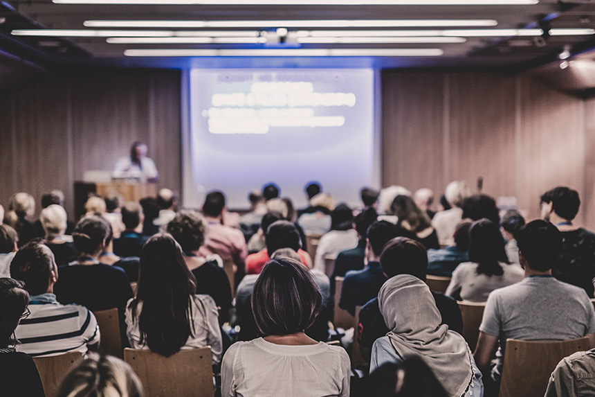The process of international academic conferences